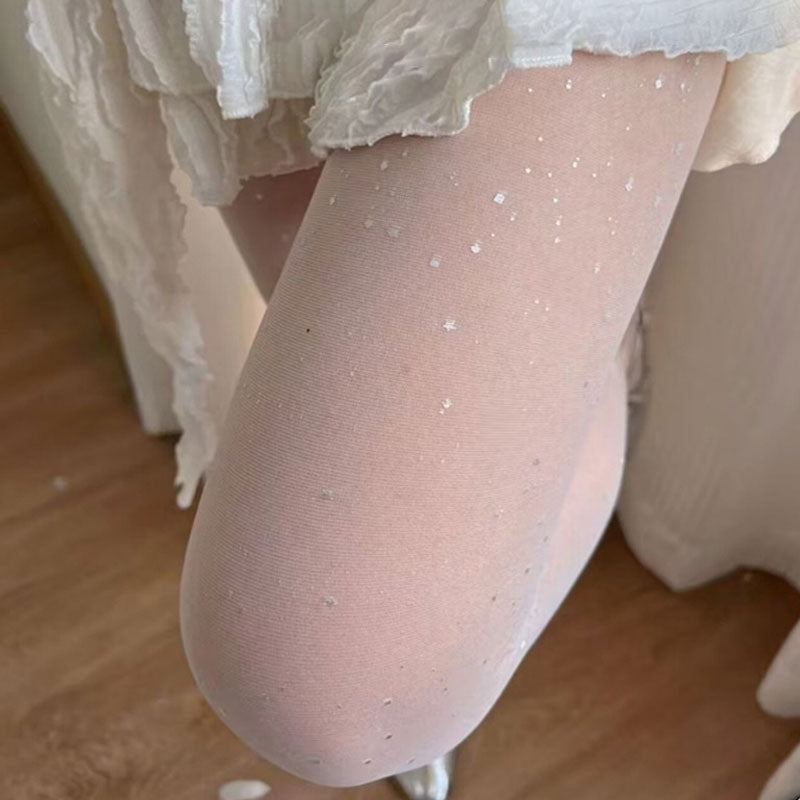 đ„đ„Sesongin vastaiset kampanjat - Naisten muoti Sexy Glitter Sequin sukat (Osta 1 saat 1 ilmaiseksi)
