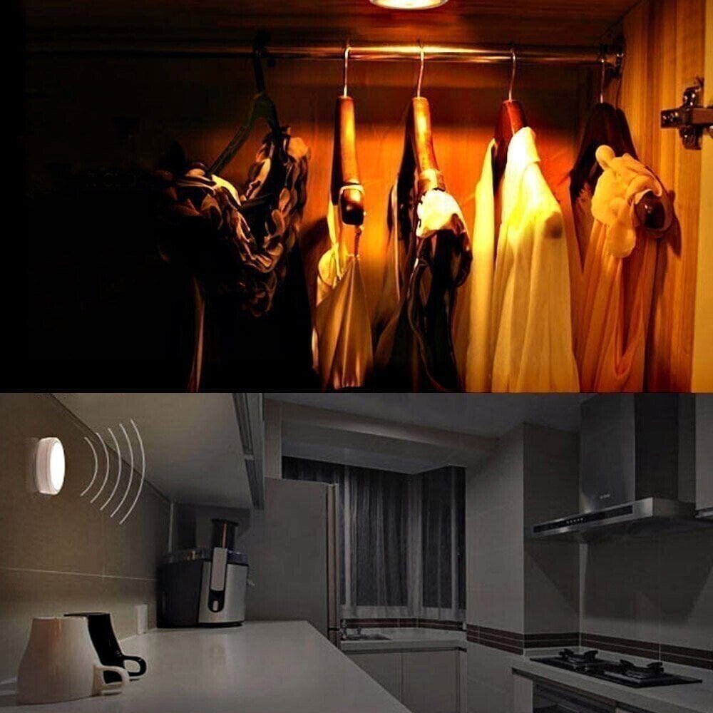💡 Veilleuse LED rechargeable par USB avec détecteur de mouvement – 5 modes pour le couloir, les escaliers et la chambre à coucher