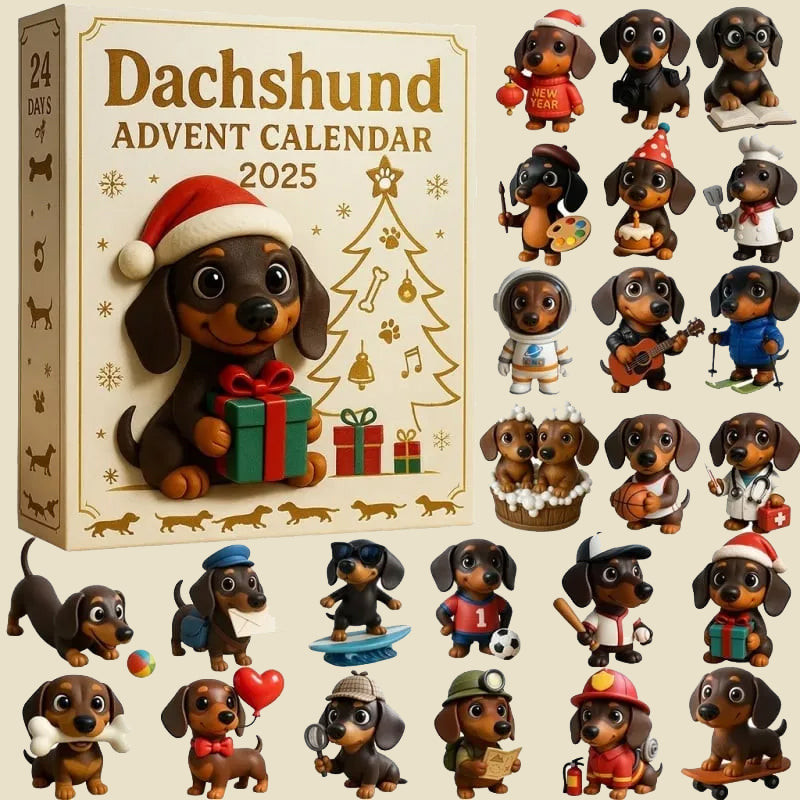 🐾 Calendrier de l'Avent Dachshund 2025