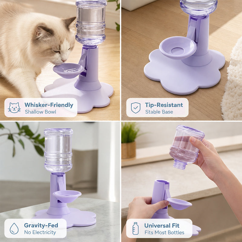 Support pour distributeur d'eau Gravity Cat - Anti-déversement