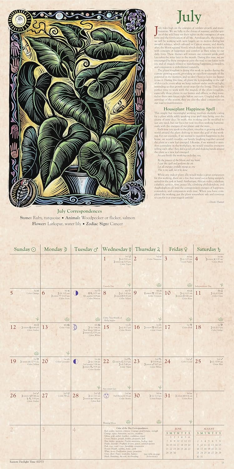 2026 Calendrier des sorcières🔮
