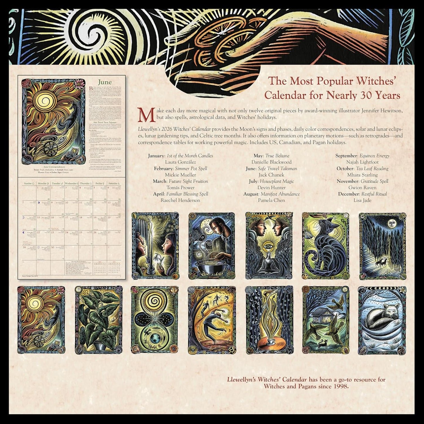 2026 Calendrier des sorcières🔮