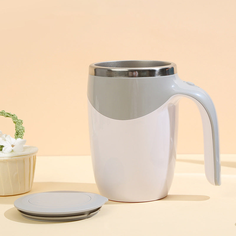 Tasse à café automatique à agitation automatique avec couvercle, bol mélangeur magnétique portable