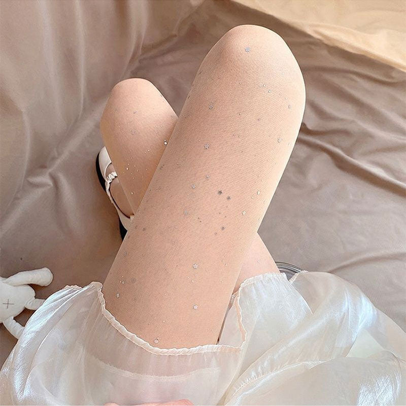 đ„đ„Sesongin vastaiset kampanjat - Naisten muoti Sexy Glitter Sequin sukat (Osta 1 saat 1 ilmaiseksi)