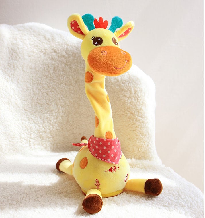 🎉 Jouet musical girafe best-seller – Chante, danse et répète ce que vous dites ! 🦒🎵🗣️