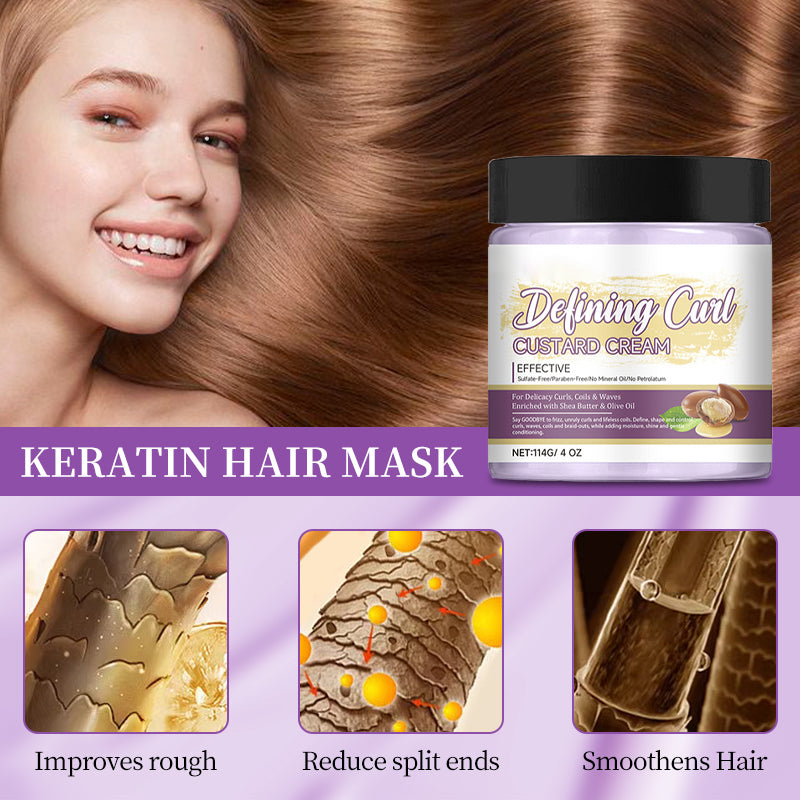 Curl-boosting ravitseva & korjaava hoitoaine - Pörröttömät, kimmoisat kiharat muutamassa minuutissa!