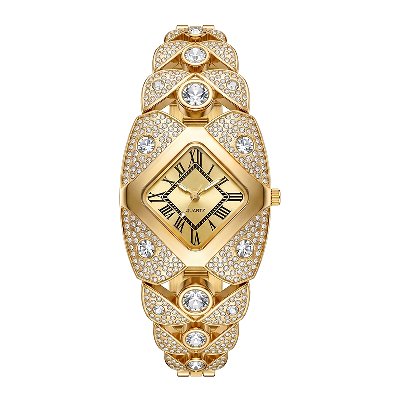 📢⏰50 % de réduction !! 💎Élégante montre pour femme à mouvement à quartz et bracelet