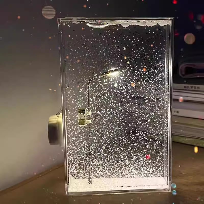 Kit de matériel DIY fait main - lampe de nuit neige ❄️💡