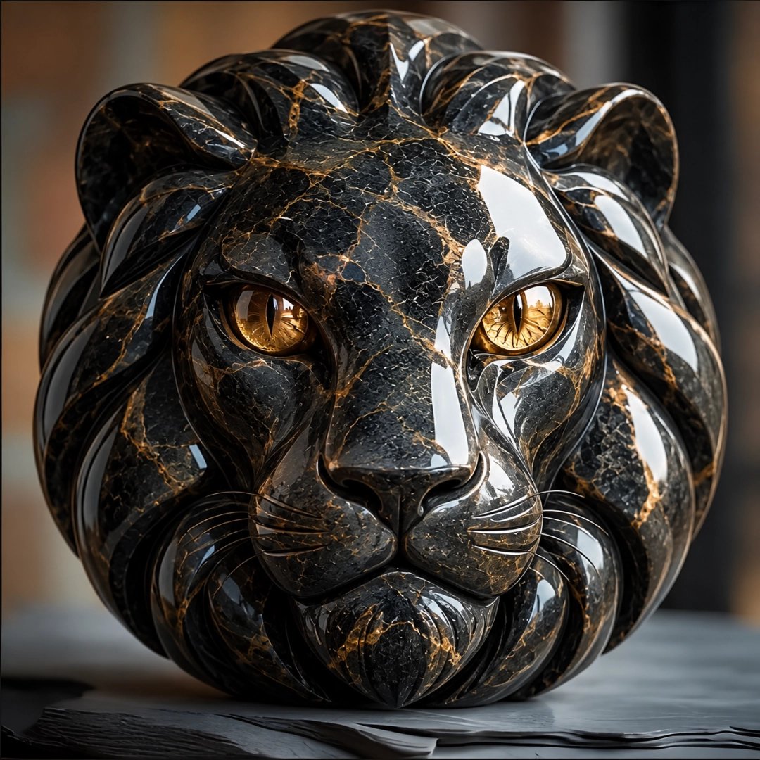🔥Sculpture en pierre « Animal gardien » de luxe – ✨Élégant objet de décoration d'intérieur et œuvre d'art prête à offrir