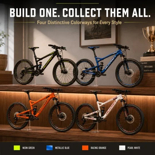 🎉🔥 50 % DE RÉDUCTION - 🚲 Kit de montage de VTT à faire soi-même – À monter, à exposer et à collectionner