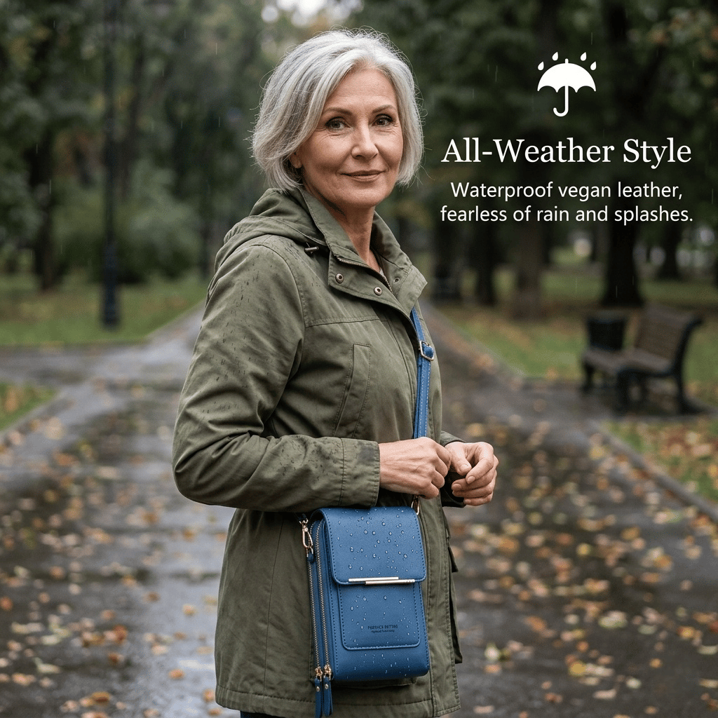 🏆Promotion du dernier jour : 60 % de réduction 👜📱 Portefeuille-étui à bandoulière pour téléphone tactile pour femme, simple et élégant