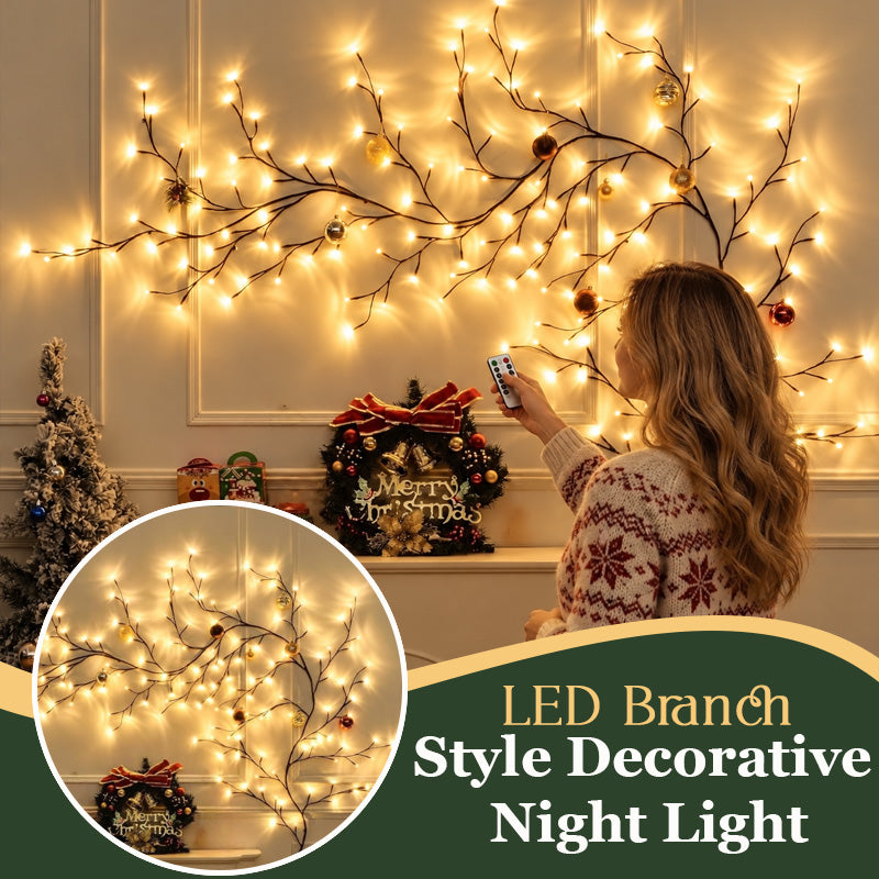 Lumière de nuit décorative à LED « branche » à lumière blanche chaude