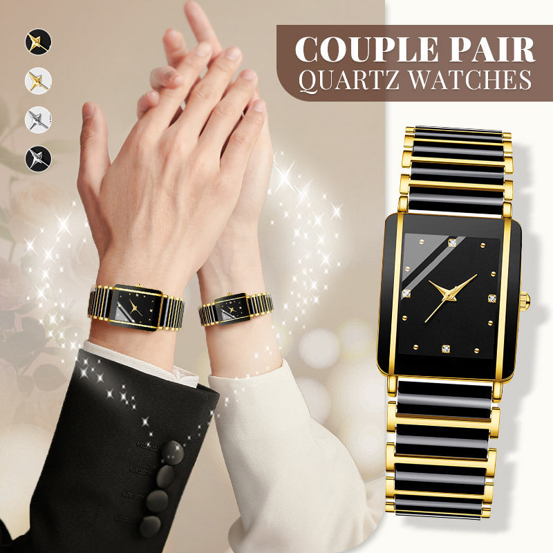 ⌚Montre-bracelet carrée en céramique à quartz, tendance