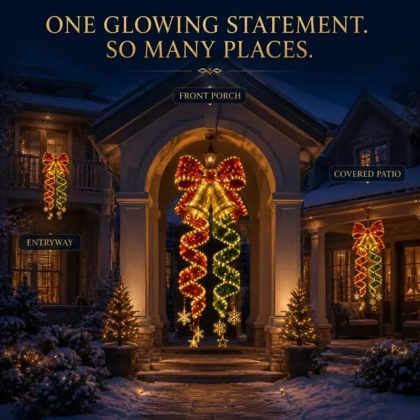 ‘Christmas Magic Spiral’ collection of LED fairy lights for hanging