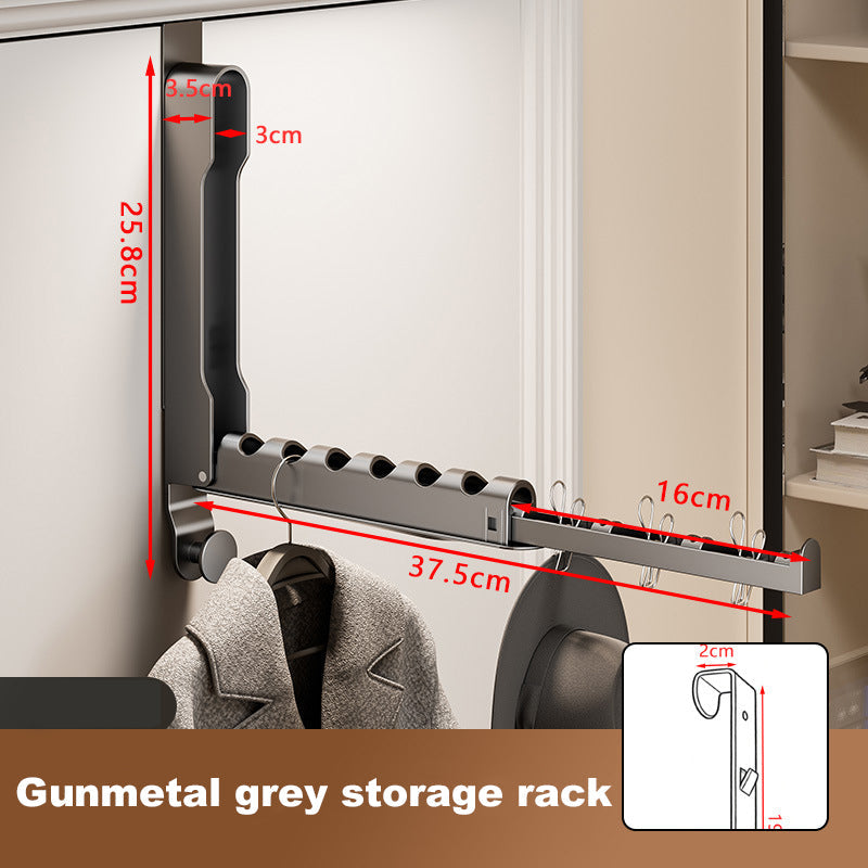 🧺 Porte-vêtements pliable à accrocher à la porte