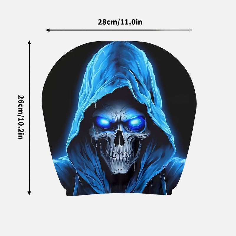 Housse d'appuie-tête imprimée « Funny Face » – Accessoire d'intérieur pour voiture