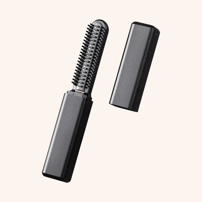 ✨ Peigne chauffant sans fil compact – L'accessoire indispensable pour coiffer votre frange !