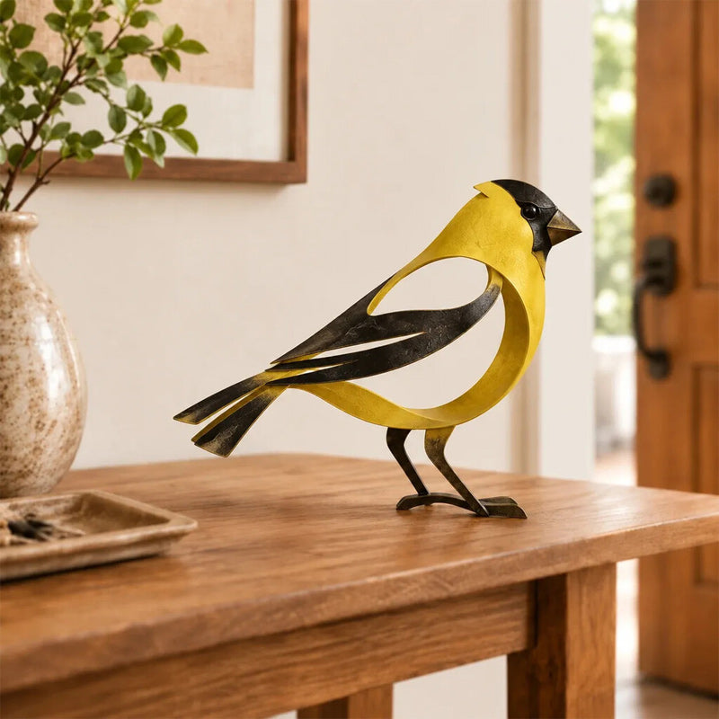 🕊️Sculpture d'oiseau en métal pour la décoration d'intérieur