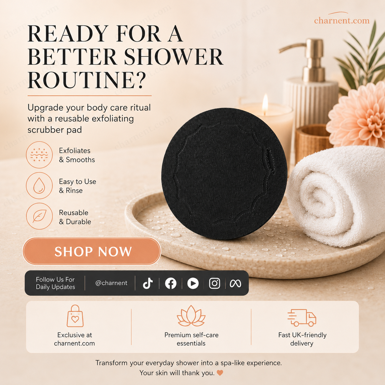 🚿 Éponges exfoliantes pour le bain 🧖‍♀️
