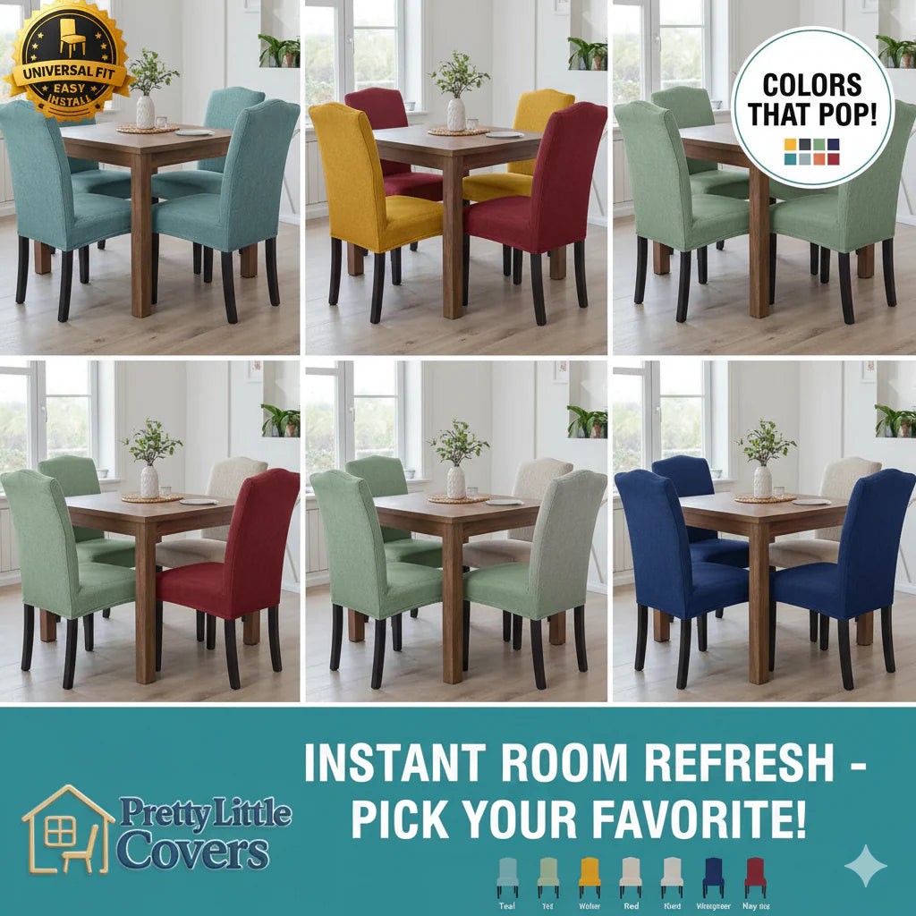 🪑Housses de chaise : redonnez instantanément un coup de jeune à une vieille chaise !