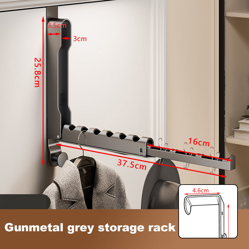 🧺 Porte-vêtements pliable à accrocher à la porte