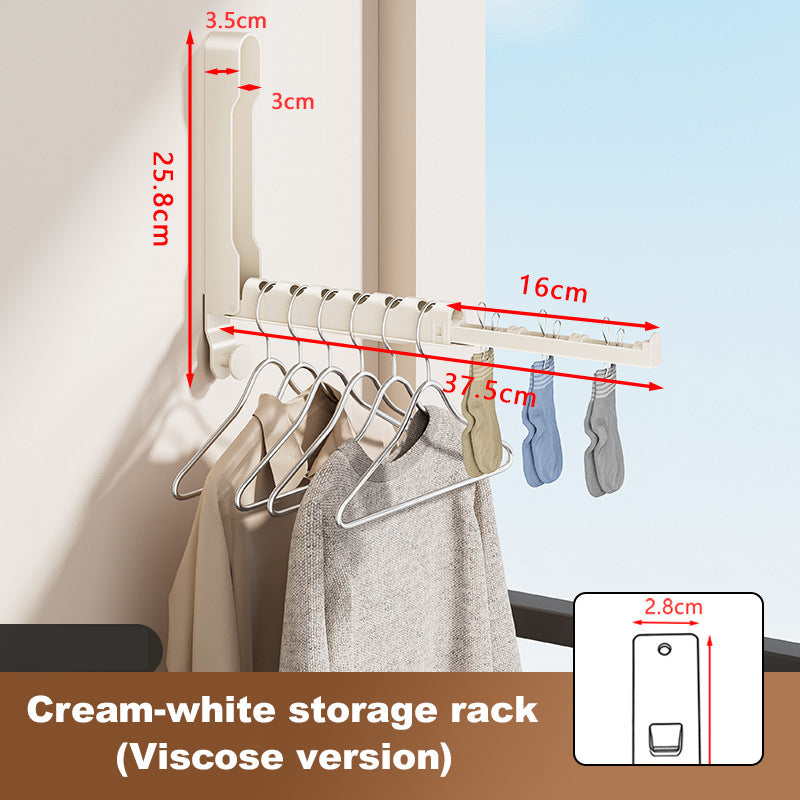 🧺 Porte-vêtements pliable à accrocher à la porte