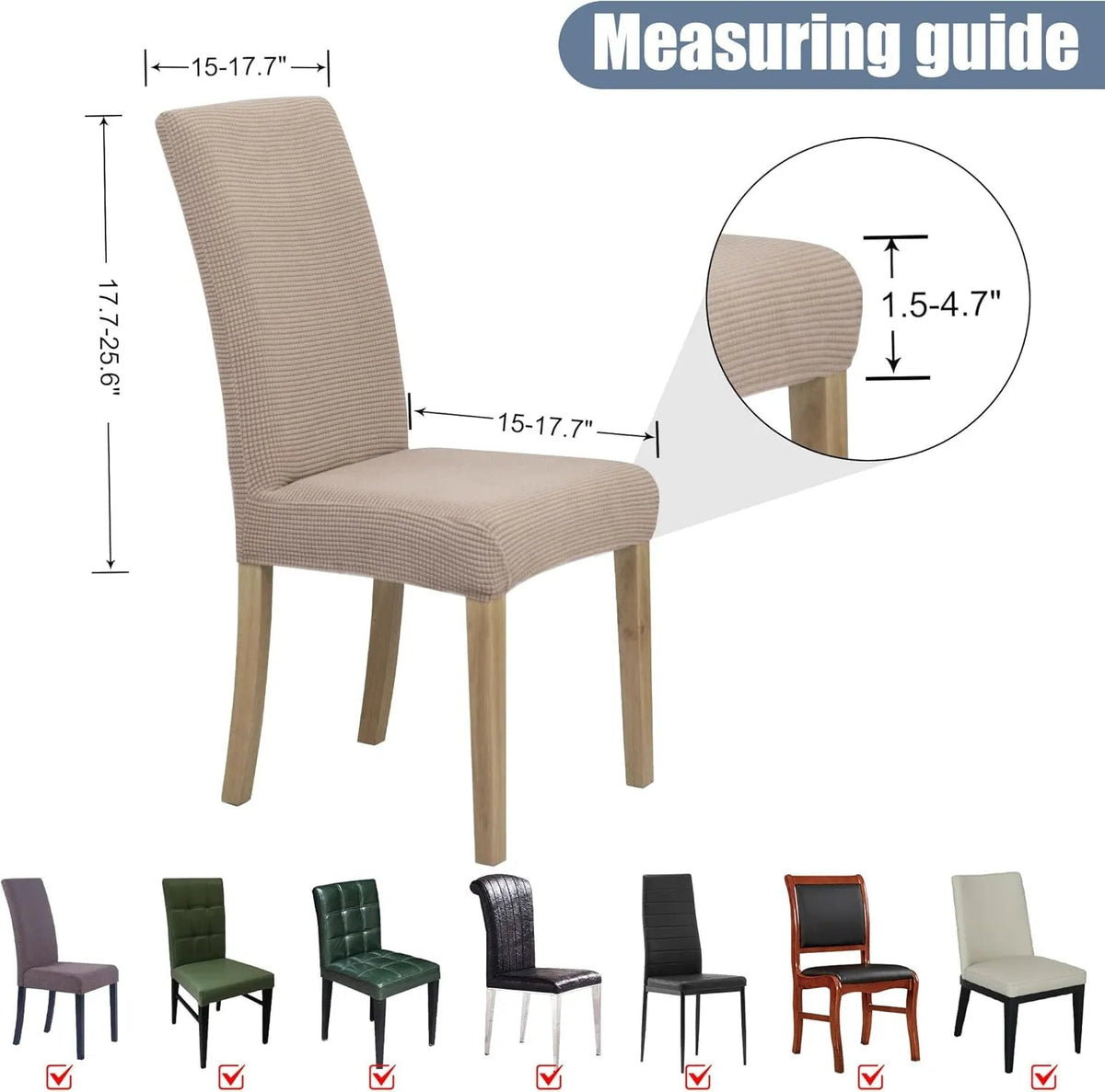 🪑Housses de chaise : redonnez instantanément un coup de jeune à une vieille chaise !