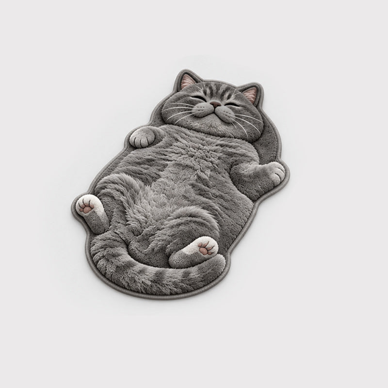 Tapis de sol en forme de chat