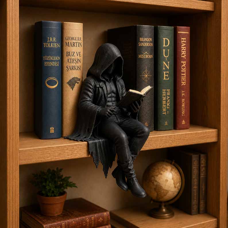 🎁Dernier jour : 49 % de réduction - Figurine gothique de fantasy noire