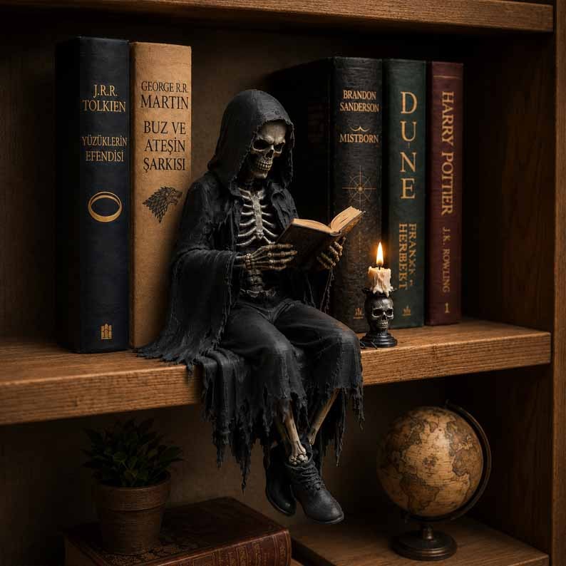 🎁Dernier jour : 49 % de réduction - Figurine gothique de fantasy noire