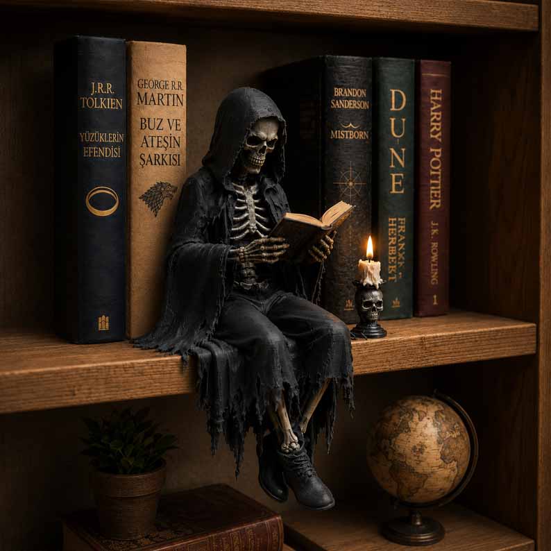 🎁Dernier jour : 49 % de réduction - Figurine gothique de fantasy noire