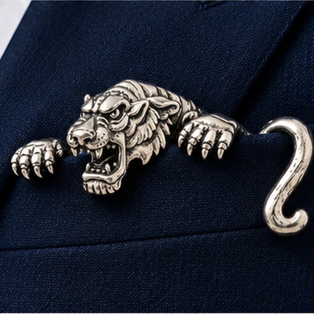 ✨ Broche animale sculptée de luxe – Un accessoire haut de gamme qui ne passe pas inaperçu, idéal pour les costumes et les blazers