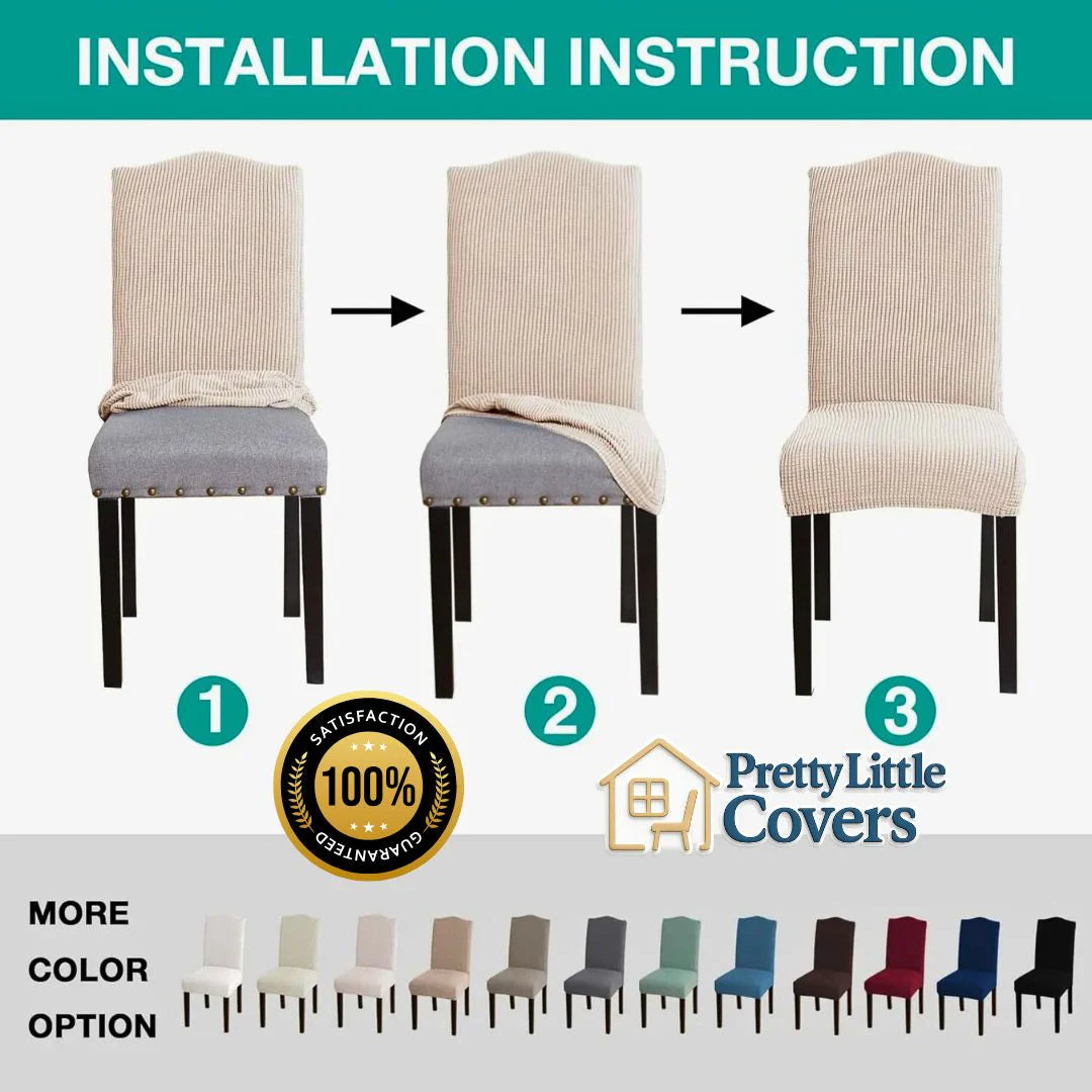 🪑Housses de chaise : redonnez instantanément un coup de jeune à une vieille chaise !