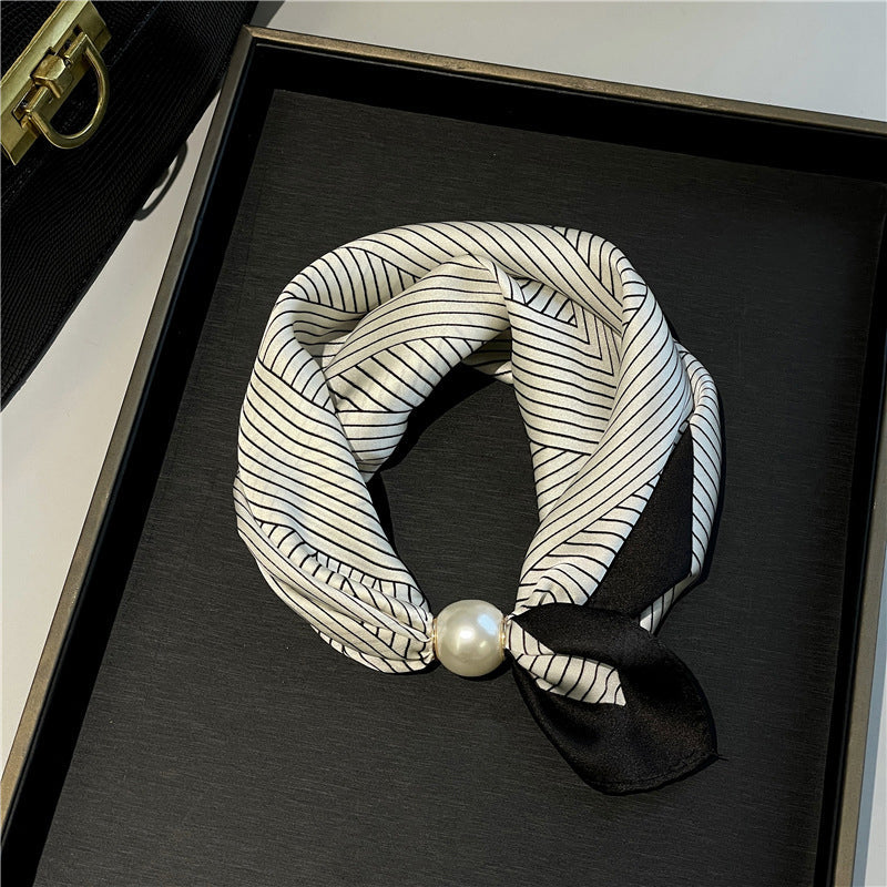 🤍 Collier avec rangée de perles et fermoir magnétique – Fermoir magnétique, prêt en quelques secondes !✨📦
