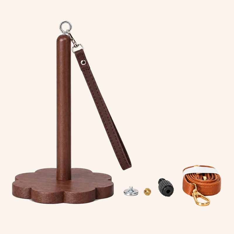 🧶Porte-fil portable — Support de filage et d'enroulement permettant de garder le fil à portée de main tout en ayant les mains libres