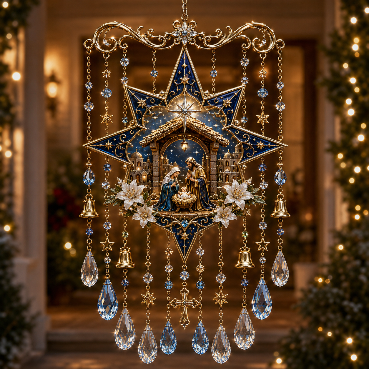 🎁DERNIER JOUR — OFFRE À DURÉE LIMITÉE : 49 % DE RÉDUCTION ! Carillon éolien de Noël magique