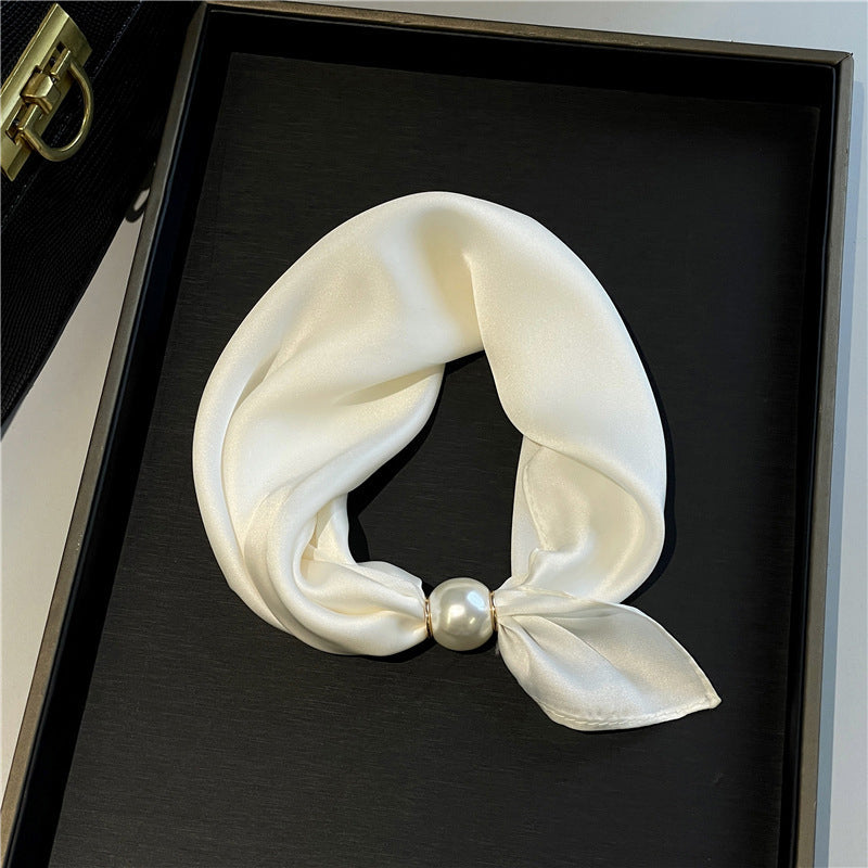 🤍 Collier avec rangée de perles et fermoir magnétique – Fermoir magnétique, prêt en quelques secondes !✨📦