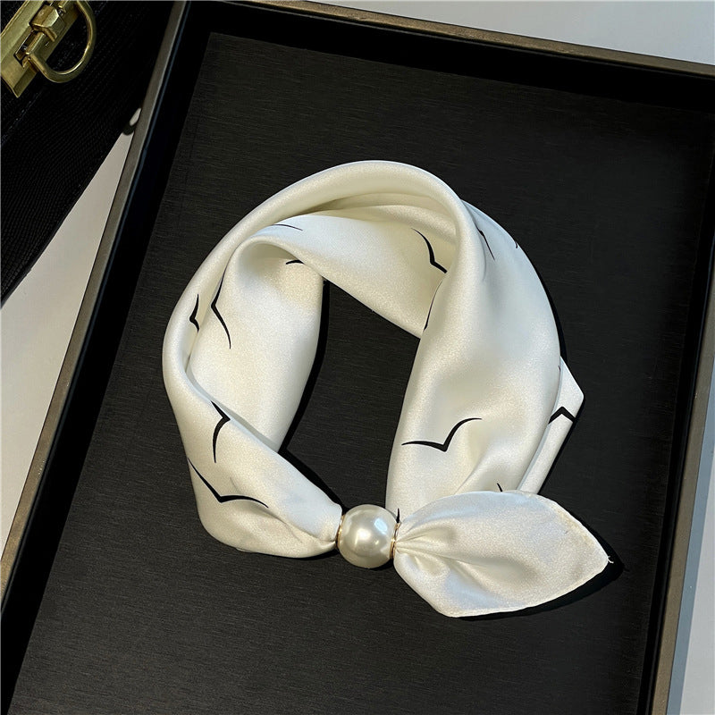 🤍 Collier avec rangée de perles et fermoir magnétique – Fermoir magnétique, prêt en quelques secondes !✨📦