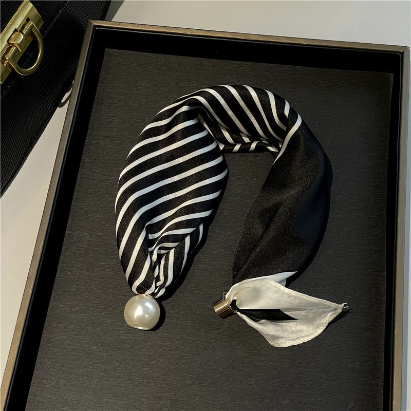 🤍 Collier avec rangée de perles et fermoir magnétique – Fermoir magnétique, prêt en quelques secondes !✨📦