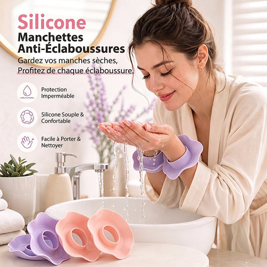 Bandes de poignet imperméables pour le lavage du visage