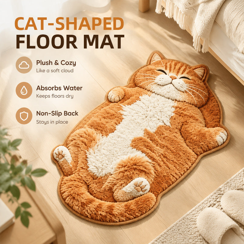 Tapis de sol en forme de chat