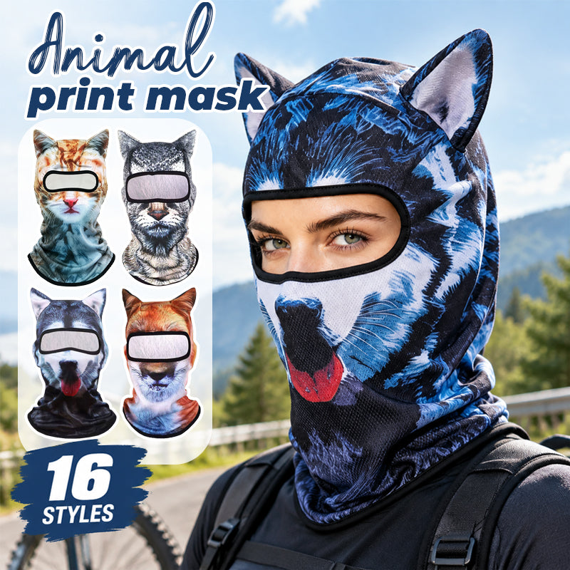 🐾 Masque à motif animalier ludique