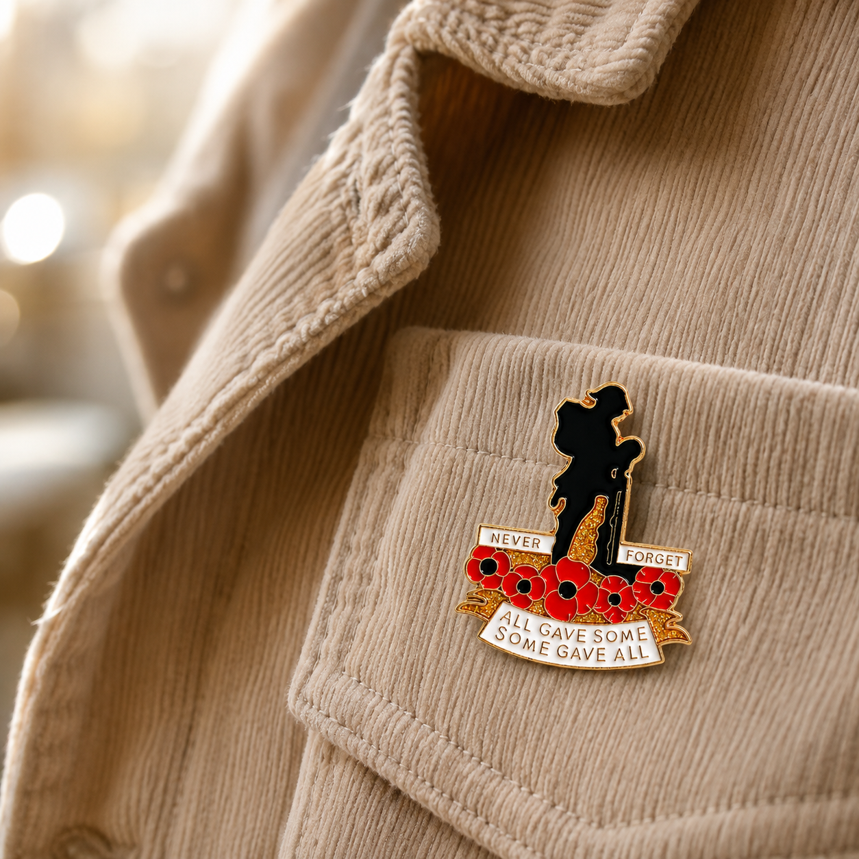 🌺 Broche commémorative « Red Poppy » en édition limitée pour le 111e anniversaire