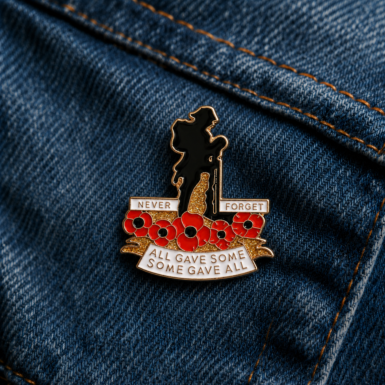 🌺 Broche commémorative « Red Poppy » en édition limitée pour le 111e anniversaire
