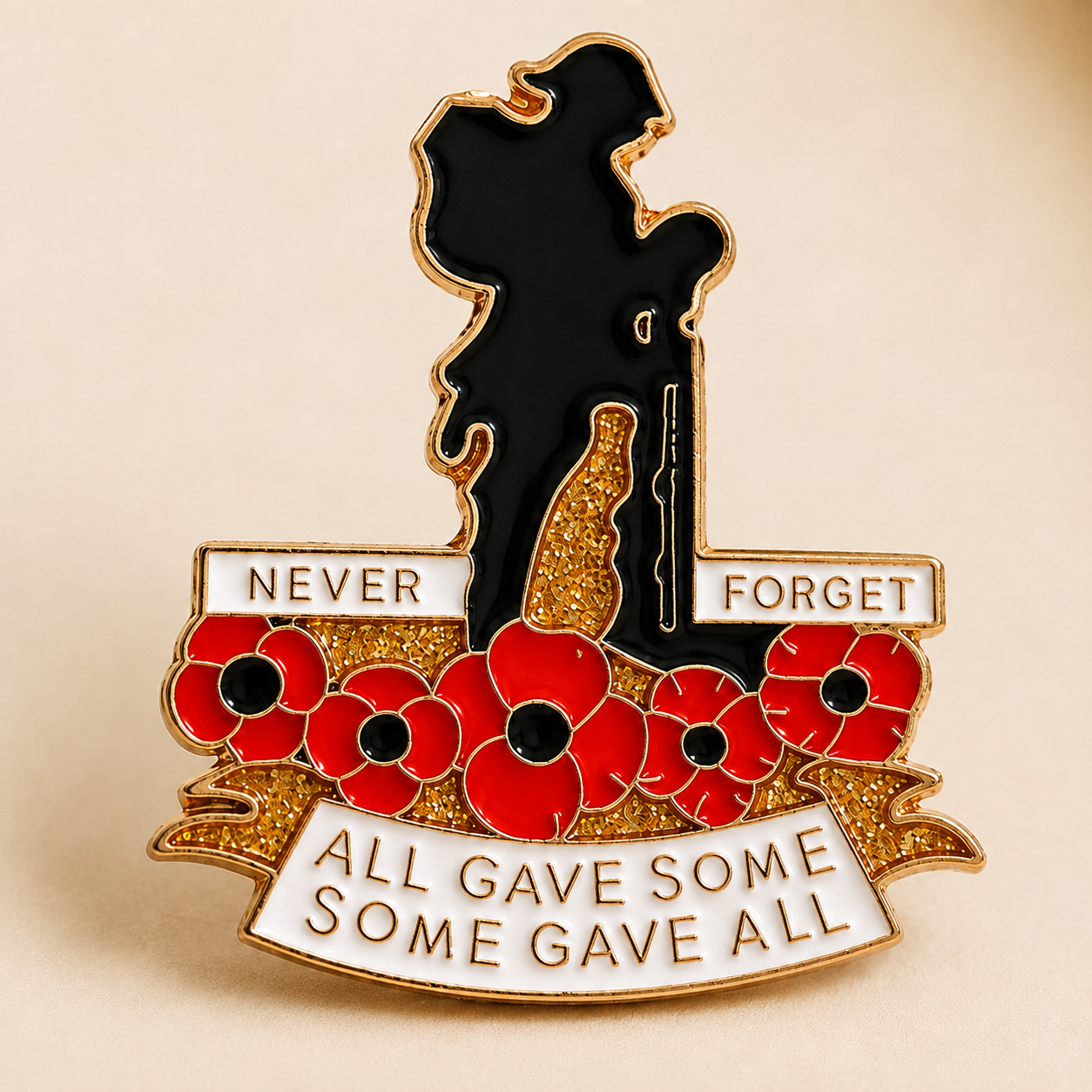 🌺 Broche commémorative « Red Poppy » en édition limitée pour le 111e anniversaire
