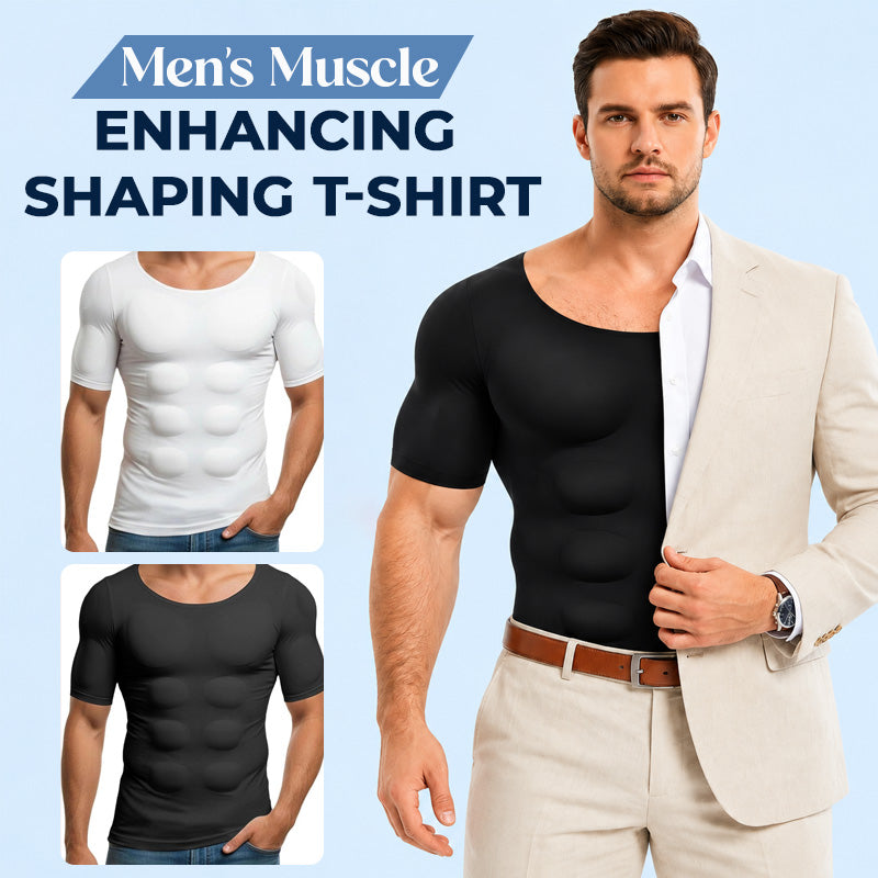T-shirt modelant pour hommes, mettant en valeur la musculature