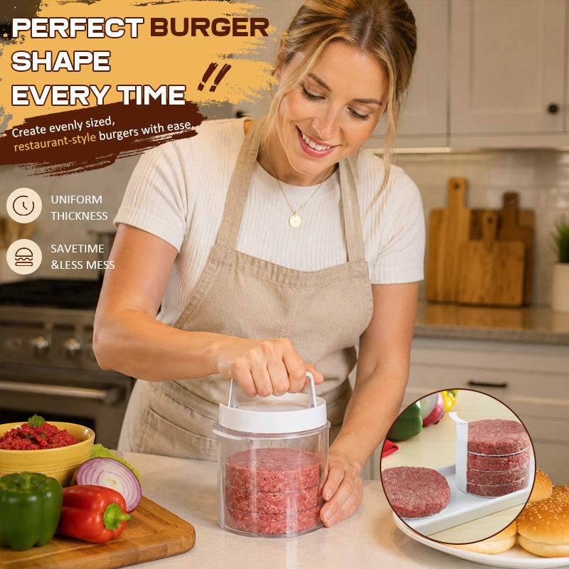 🍔 Machine à galettes de hamburger pour préparer facilement des hamburgers maison