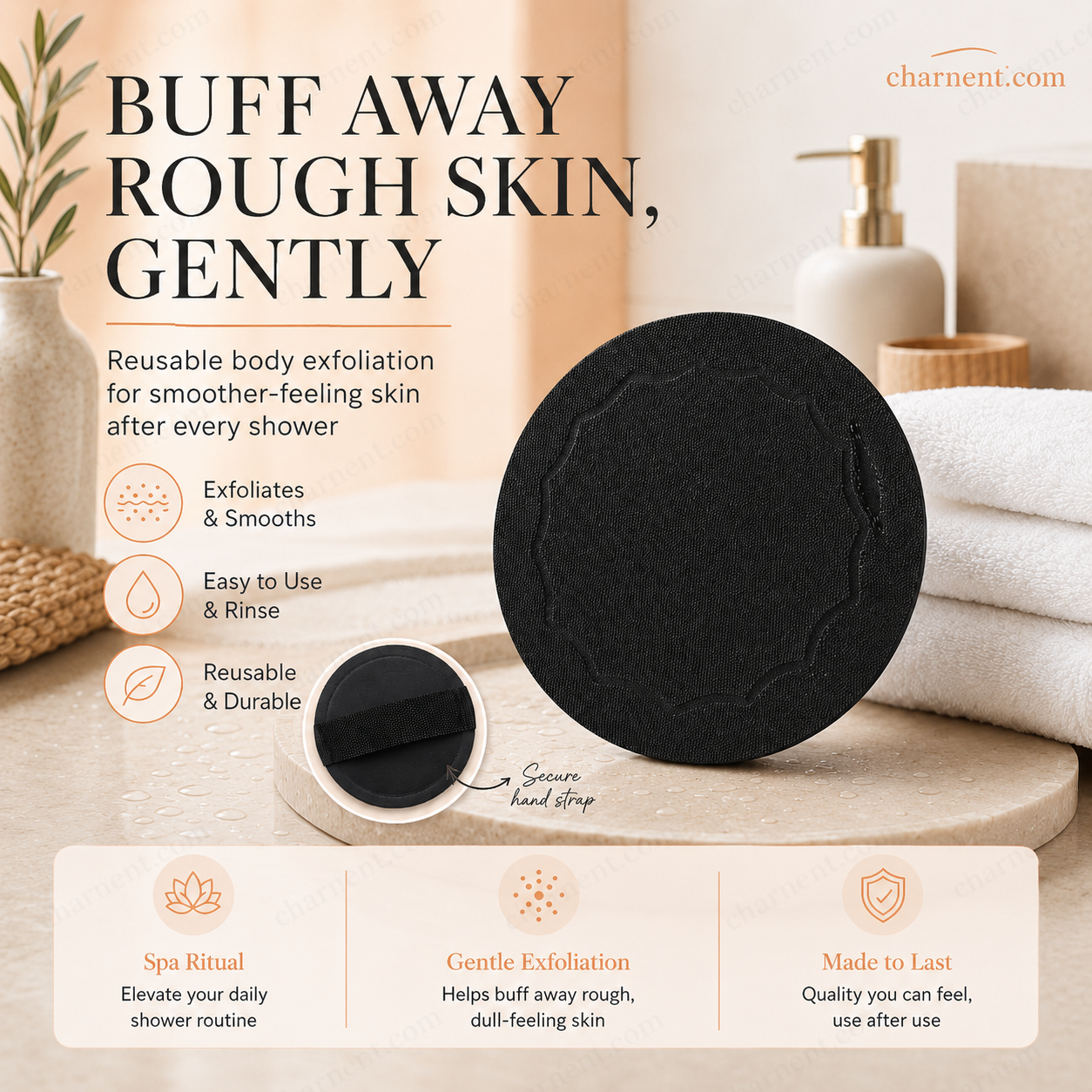 🚿 Éponges exfoliantes pour le bain 🧖‍♀️
