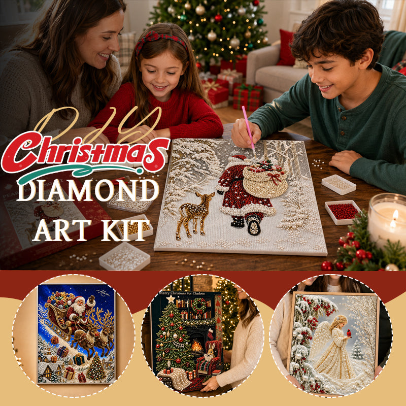 🌟 Kit de peinture aux perles « Noël festif » 🎨
