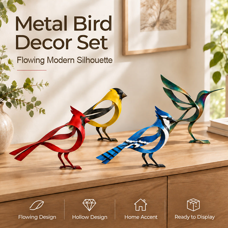 🕊️Sculpture d'oiseau en métal pour la décoration d'intérieur
